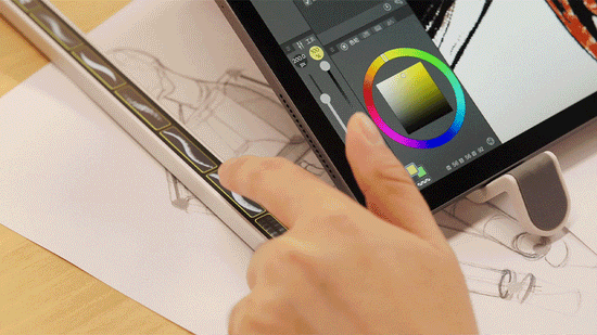 Flexbar クリエイティブ制作での使用例 - デジタルアート制作